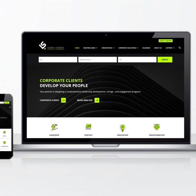 Webdesign - Global Academy for S&L